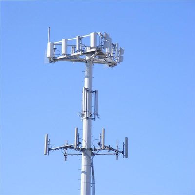 4g 5g беспроводная микроволновая телекоммуникационная башня с флангелью 5м 12м 36м 45м 55м метров