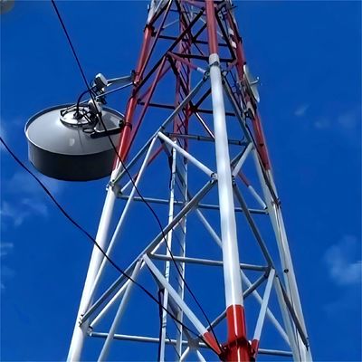 Мобильный сайт передачи сигнала треугольник стальной подвесной столб башня подвесной коммуникационная башня