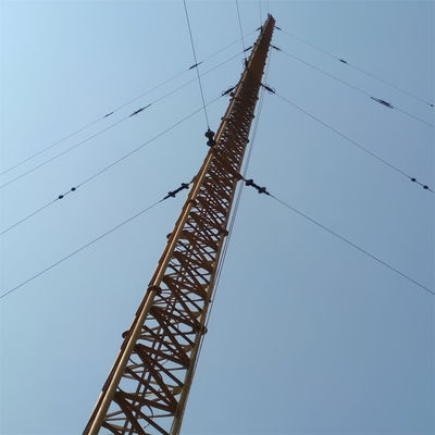 100 метров Q345 Q235 Q420 Стальная конструкция Сплоченный столб Башня Антенна Угловая решетка Коммуникационный столб Мачта Телекоммуникационная башня