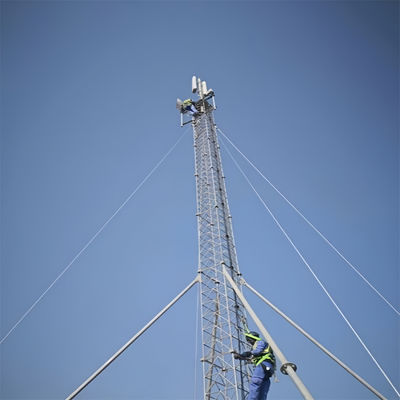 GSM наружная антенна башня телекоммуникации стальной штанги башня 30 м решетчатый треугольник треугольный мачта
