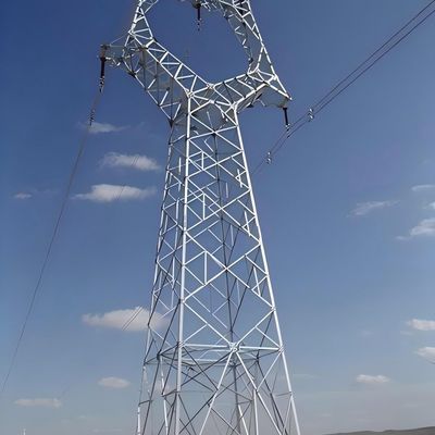 33 кВ до 110 кВ Башня электропередачи Угол Железная башня 30-180 км/ч Скорость ветра