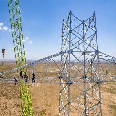 Электроэнергия высоковольтная передача башня Стальной столб Антенна Монопольная башня