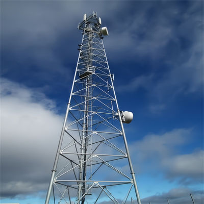 3 ноги трубчатая стальная башня Мобильная сеть 4G 5G Сигналы радиопередачи башни