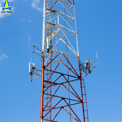 10 20 30 40 50 60M Гальванизированная трубчатая стальная башня Wifi Signal Bts Телевизоры 3 ноги Трубчатая стальная башня