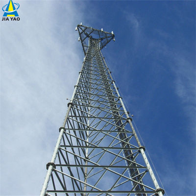 10 20 30 40 50 60M Гальванизированная трубчатая стальная башня Wifi Signal Bts Телевизоры 3 ноги Трубчатая стальная башня