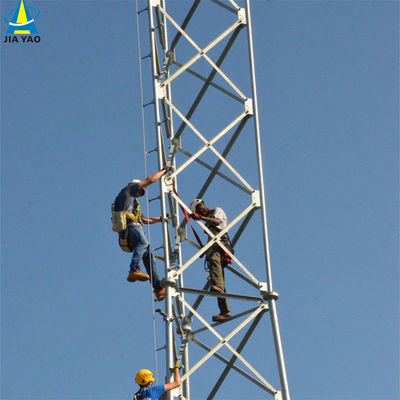 10 20 30 40 50 60M Гальванизированная трубчатая стальная башня Wifi Signal Bts Телевизоры 3 ноги Трубчатая стальная башня