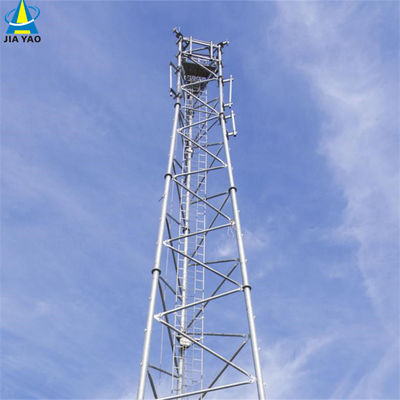 10 20 30 40 50 60M Гальванизированная трубчатая стальная башня Wifi Signal Bts Телевизоры 3 ноги Трубчатая стальная башня