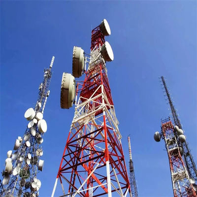 30 м самоподдерживающаяся решетчатая башня для связи GSM башня из угловой стали