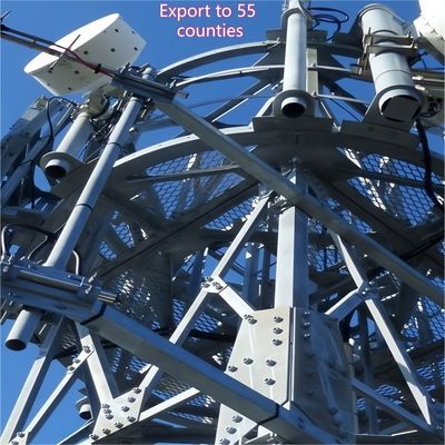 3 ноги Угловая стальная башня Коммуникационная башня Q355 Стальная 28м Мобильная сеть Ветростойкие прибрежные регионы