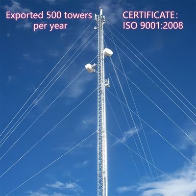 Guy Rope Cell Tower Высокопрочная сталь 35м Мобильная сеть Пригородные зоны Противоветровые