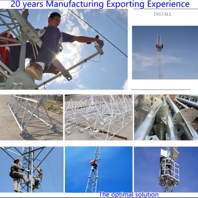 Guy Rope Cell Tower Высокопрочная сталь 35м Мобильная сеть Пригородные зоны Противоветровые