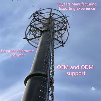 Сталь 20 метров Фабрики Поставщики Монополи Телекоммуникации GSM Коммуникационная башня