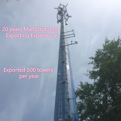 Железный Wifi сотовый телефон Антенна Башня 25м 40м Высота Сеть Мобильная телефонная связь