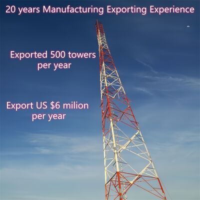 Самоподдерживающаяся оцинкованная угловая сталь 3-ножка башня