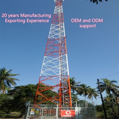 Самоподдерживающаяся оцинкованная угловая сталь 3-ножка башня