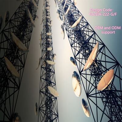 60M 3-трубка на заказ 3 ноги оцинкованная сталь самоподдерживающаяся Wifi GSM микроволновая телекоммуникационная базовая станция башня