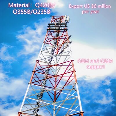 20 30 40M 3 Leg Tubular Steel Seamless Isp Интернет 5G Wifi Bts Телекоммуникационная вышка передачи