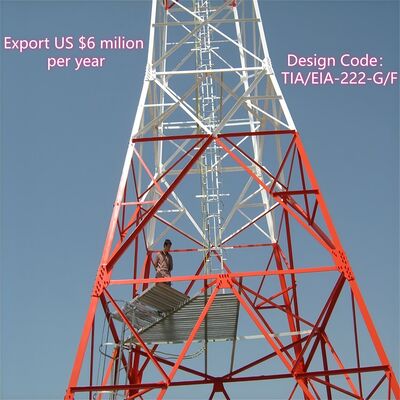 20 30 40 М 4 ноги Угловая стальная решетка Прочная 5G Wifi Cell Signal Booster Телекоммуникационная башня