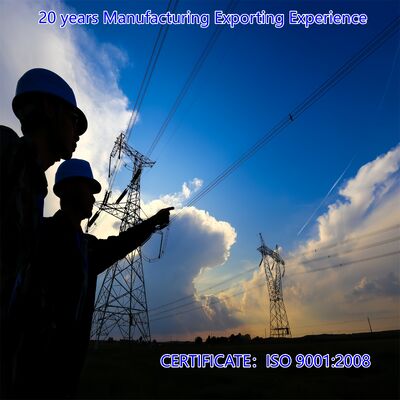 Высокое напряжение 220KV 500KV оцинкованный угловой стальной электропередающей башни подвесной утилитарный столб