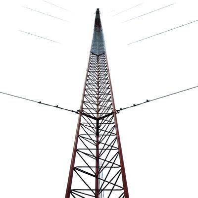3 ноги протянутая проволока прочная оцинкованная сталь 30 40 50 65м 4G 5G Wifi Спутниковое радио телекоммуникационная башня