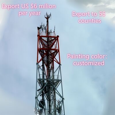 Прочная и долговечная трехногая трубчатая стальная башня, разработанная для соответствия строгим требованиям к нагрузкам и условиям окружающей среды в промышленности