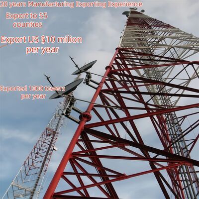 Тяжелая 3-ножная трубчатая стальная башня, обеспечивающая прочную структурную поддержку коммуникаций и коммунальных установок