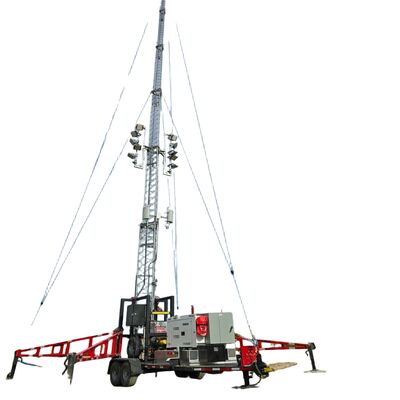 Наружная телескопическая оцинкованная сталь 15 20 30M 5G 4G Wi-Fi сигнал экстренной поддержки коммуникации башни