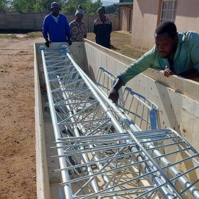 Высокомощная решетчатая башня для передачи радио- и телевизионных сигналов FM/ТВ с горячим цинкованием, высотой 20-200 м