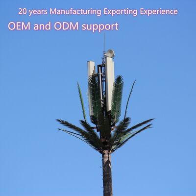 Hot Dip Galvanized Artificial Tree Desert Gobi Bionic Populus Euphratica Anti-Sand Camouflaged Telecom Tower