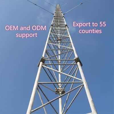 20m-50m Солнечная интегрированная вантовая башня для удаленного мониторинга и связи на фотоэлектрической электростанции