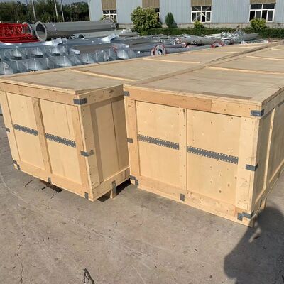 Антикоррозионная проволочная башня морского класса 15–50 м с оттяжками для связи с судами внутренних водных путей