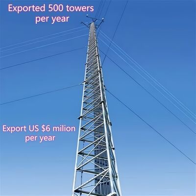 15-60-метровая вантовая вышка для гидрологического мониторинга и дистанционной передачи данных