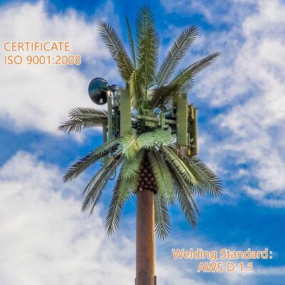 12 18 24M Community Bionic Tree Замаскированная оцинкованная уличная микроволновая мачта 5G 4G