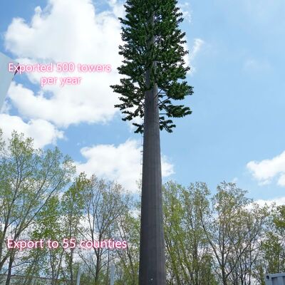 12 18 24M Community Bionic Tree Замаскированная оцинкованная уличная микроволновая мачта 5G 4G
