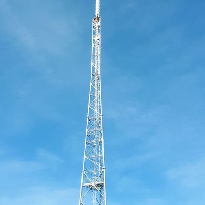 15 25 35 м мультисигнальная 3-ноги трубчатая стальная оцинкованная самонесущая наружная радиотелекоммуникационная вышка 5G 4G Wi-Fi