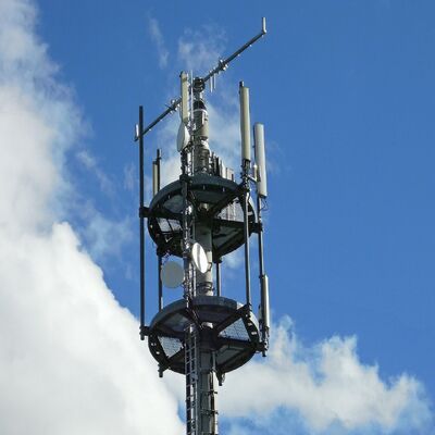 11 17 23M Space Efficient Monopole Tubular Galvanized Steel Outdoor 5G 4G Wifi Compact Communication Tower