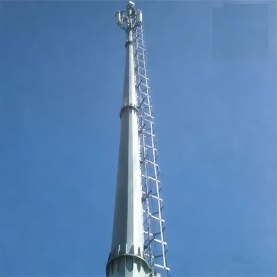 11 17 23M Space Efficient Monopole Tubular Galvanized Steel Outdoor 5G 4G Wifi Compact Communication Tower