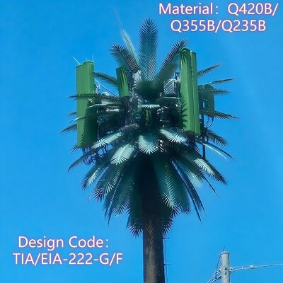 20M Бионическая башня деревьев, предназначенная для бесшовной интеграции в ландшафты с деревянным внешним видом и модульной конструкцией