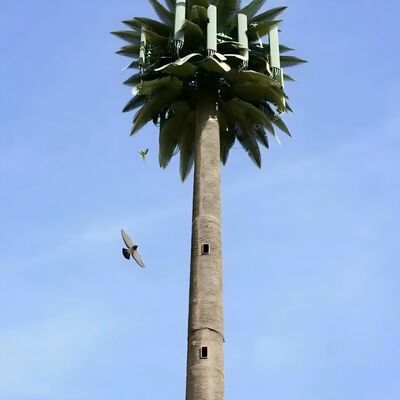 Искусственная башня Bionic Tree, спроектированная в соответствии с нормами ANSI TIA 222 G, H, F и EN 1991-1-4, EN 1993-3-1 для инфраструктуры