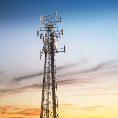 3 Leg Angular Cost Effective Steel Telecom Tower Low Installation Cost Long Service Life