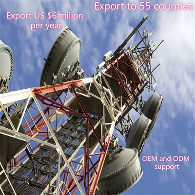 4 Legged Angular Port Terminal Communication Tower Corrosion Resistant For Logistics Tracking System