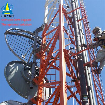 Угловая компактная небольшая вышка сотовой связи 3 ног, интегрированная с источником питания для сети края 5G