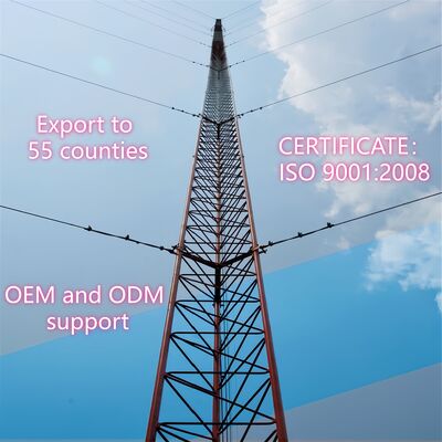 Lightweight Guyed Wire Tower Quick Installation For Rural Wireless Network Coverage