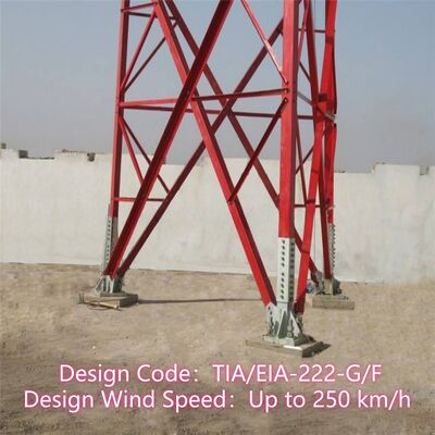 38M Bolt Connected 3 Legged Tower Легкий транспорт для удаленного покрытия деревни
