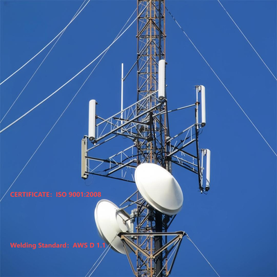Custom Height Guyed Tower Cost Effective For Rural Broadcast Signal