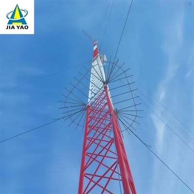 Ультра высокая долгосрочная башня провода Оттяжка для покрытия сигнала горного региона