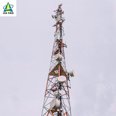 35M 46M 62Meter Q355 Steel 3-ногая угловая стальная башня для покрытия сигнала приграничной зоны